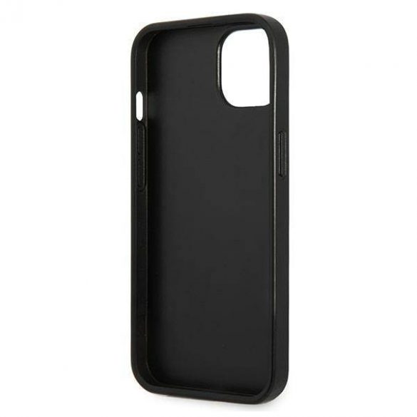 Karl Lagerfeld KLHCP13MCANCNK iPhone 13 / 14 / 15 6,1" hardcase czarny/negru Slot pentru carduri Karlimals