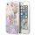 Guess GUHCI8LFLSU iPhone SE 2022 / SE 2020 / 7 / 8 fioletowy/violet carcasă rigidă Flower Liquid Glitter