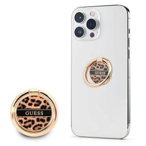 Guess Suport inel GURSHCLEOW maro/ maro Leopard husă