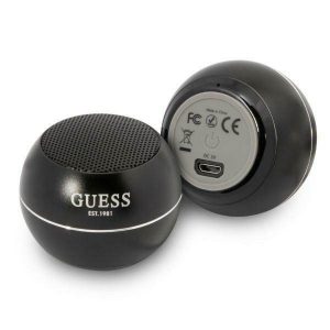 Guess głośnik Bluetooth GUWSALGEK Difuzor mini czarny/negru