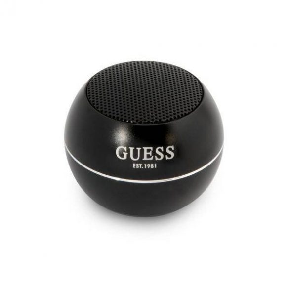 Guess głośnik Bluetooth GUWSALGEK Difuzor mini czarny/negru