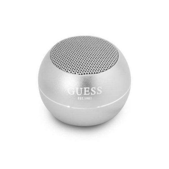 Guess głośnik Bluetooth GUWSALGEG Difuzor mini szary/gri