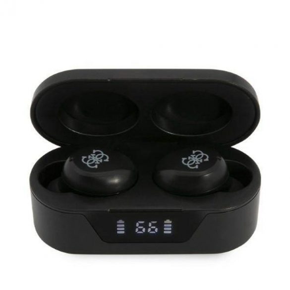 Guess Căști Bluetooth GUTWST31EK TWS + docking station negru/negru