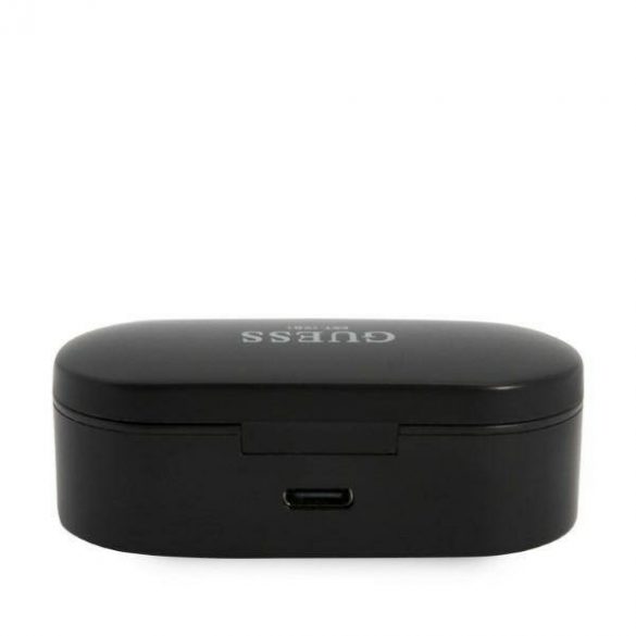 Guess Căști Bluetooth GUTWST31EK TWS + docking station negru/negru