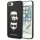 Karl Lagerfeld KLHCI8LSAKICKCBK iPhone 7 Plus / 8 Plus negru/negru hard Husă Saffiano Karl&Choupette Head Husă