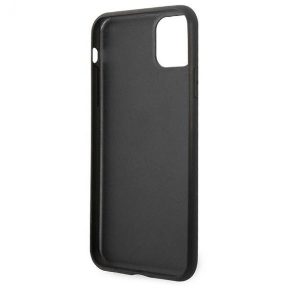 Karl Lagerfeld KLHCN65SAKICKCBK iPhone 11 Pro Max 6,5" negru/negru hard Husă Saffiano Karl&Choupette Head Husă