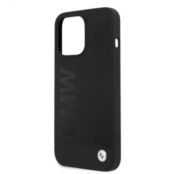 Etui BMW BMHMP13LSLBLBK Carcasă rigidă pentru iPhone 13 Pro / 13 6,1" czarny/negru Silicon Signature Logo Magsafe