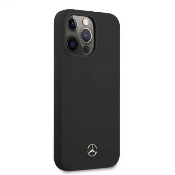 Mercedes MEHMP13LSILBK iPhone 13 Pro / 13 6,1" carcasa rigidă neagră Husă silicon Magsafe