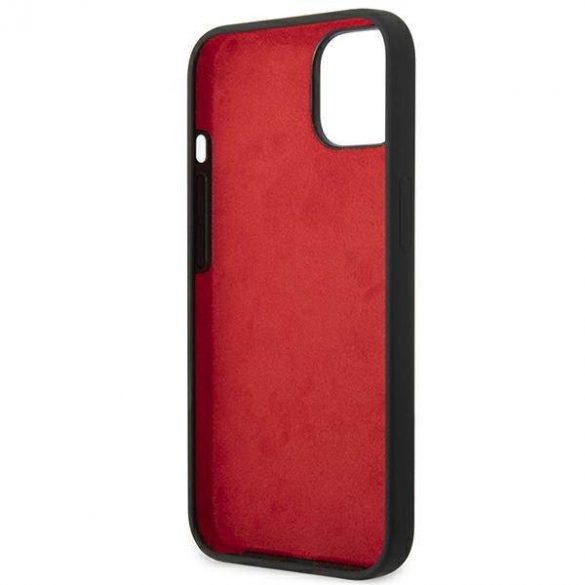 Ferrari FEHCP14MSIBBK iPhone 14 Plus / 15 Plus 6,7" husă rigidă, neagră, silicon, metal