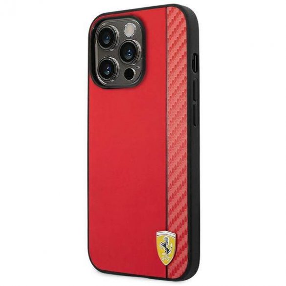 Ferrari FEHCP14LAXRE iPhone 14 Pro 6,1" roșu/roșu hard HusăHusădin carbon