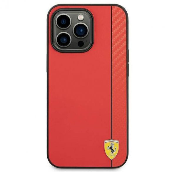 Ferrari FEHCP14LAXRE iPhone 14 Pro 6,1" roșu/roșu hard HusăHusădin carbon