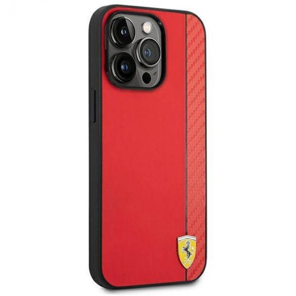 Ferrari FEHCP14LAXRE iPhone 14 Pro 6,1" roșu/roșu hard HusăHusădin carbon