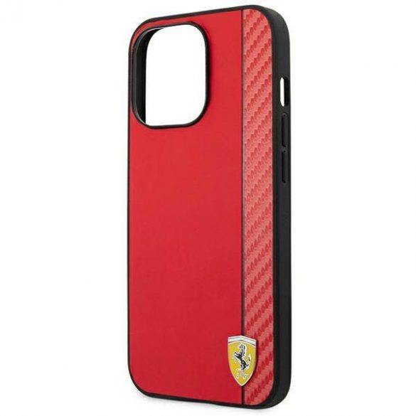 Ferrari FEHCP14LAXRE iPhone 14 Pro 6,1" roșu/roșu hard HusăHusădin carbon