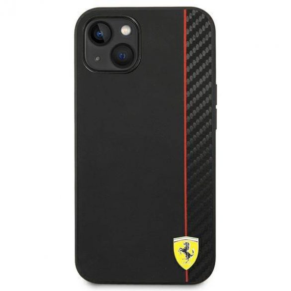 Carcasă rigidă Ferrari FEHCP14MAXBK iPhone 14 Plus / 15 Plus 6,7" czarny/negru Carbon