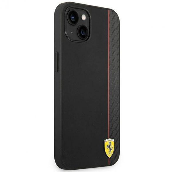 Carcasă rigidă Ferrari FEHCP14MAXBK iPhone 14 Plus / 15 Plus 6,7" czarny/negru Carbon