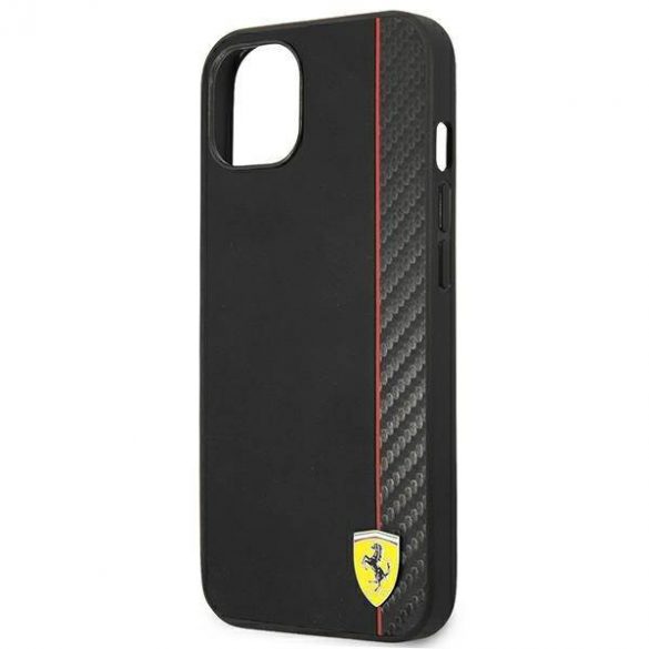 Carcasă rigidă Ferrari FEHCP14MAXBK iPhone 14 Plus / 15 Plus 6,7" czarny/negru Carbon