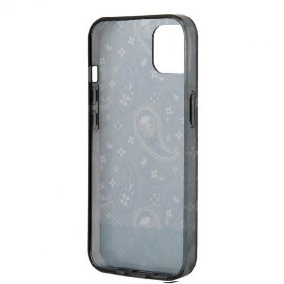 Guess GUHCP14MHGBNHK Husă rigidă pentru iPhone 14 Plus / 15 Plus de 6,7 inchi/negru Bandana Paisley