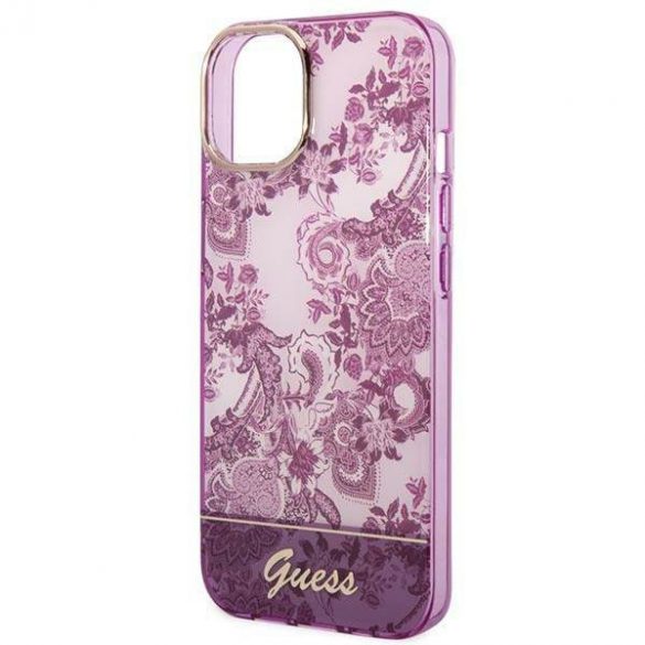 Guess GUHCP14MHGPLHF iPhone 14 Plus / 15 Plus 6.7" fuksja/fuschia hardcase Colecția Porțelan