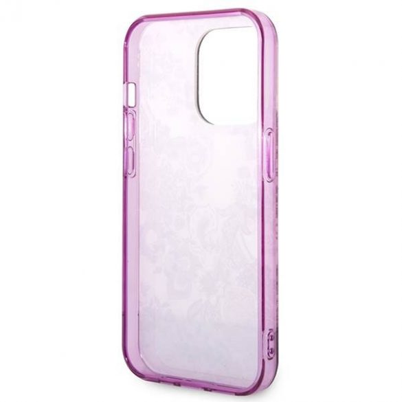 Guess GUHCP14LHGPLHF iPhone 14 Pro 6,1" fuksja/fuschia hardcase Husă Porțelan Collection