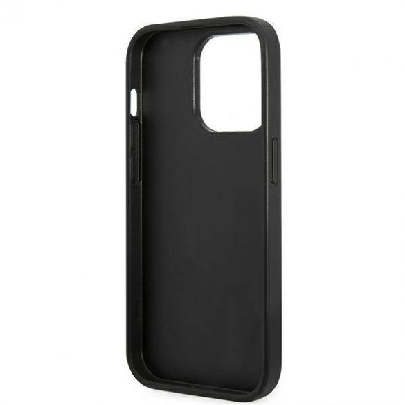 Guess GUHCP14LHGGSHK iPhone 14 Pro 6,1" carcasă dură/neagră Husă cu sclipici