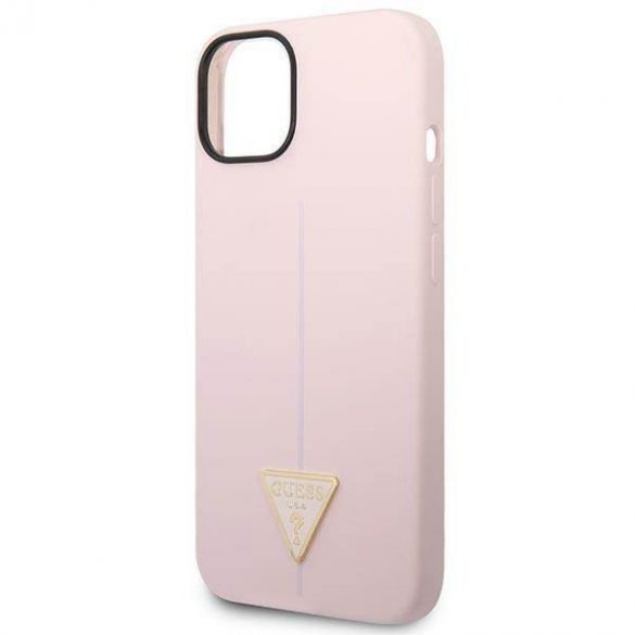 Guess GUHCP14MSLTGU iPhone 14 Plus / 15 Plus 6,7 inchi fioletowy/purpuriu hardcase Triunghi din silicon