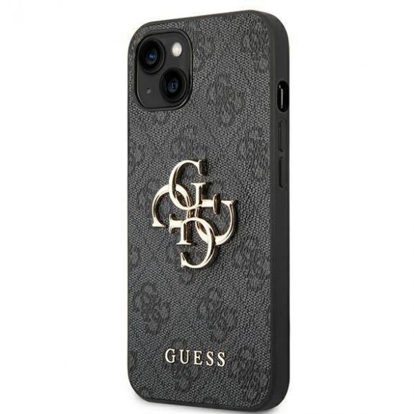 Guess GUHCP14S4GMGGR iPhone 14 / 15 / 13 6,1 inchi szary/gri 4G Big Metal Logo