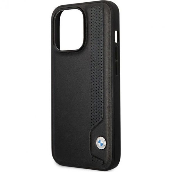 Etui BMW BMHCP14L22RBDK iPhone 14 Pro 6,1 husă rigidă czarny/negru piele Blue Dots"