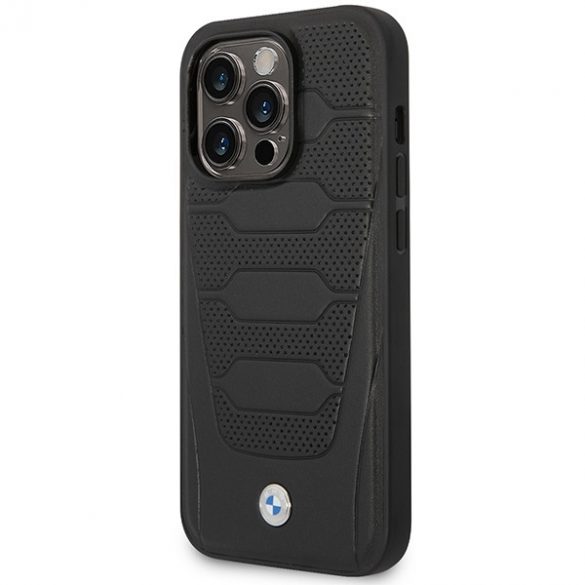 Etui BMW BMHCP14X22RPSK iPhone 14 Pro Max 6,7 czarny/negru Model scaune piele"