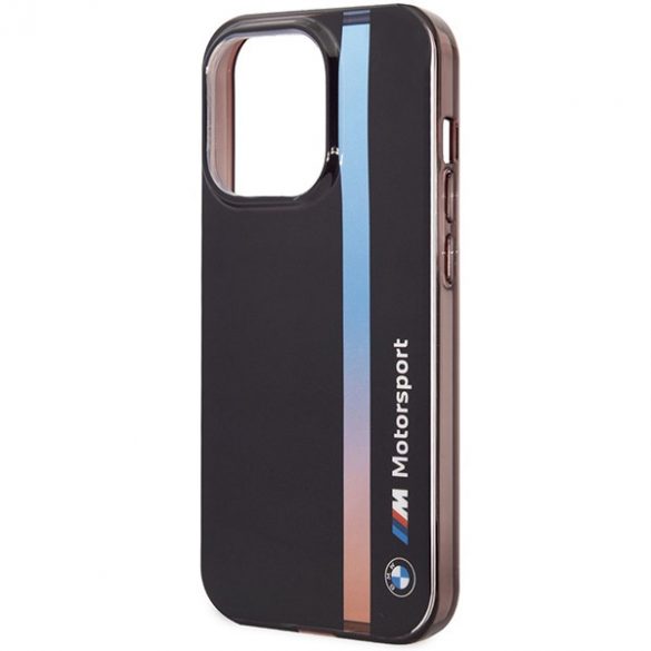 Etui BMW BMHCP14L22HVGV iPhone 14 Pro 6.1 czarny/black IML Tricolor Stripe"