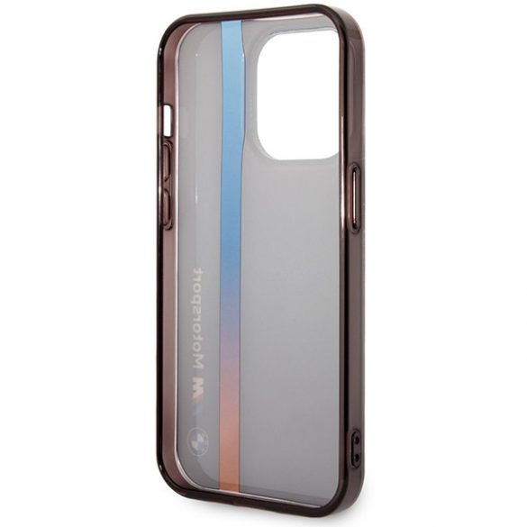 Etui BMW BMHCP14L22HVGV iPhone 14 Pro 6.1 czarny/black IML Tricolor Stripe"