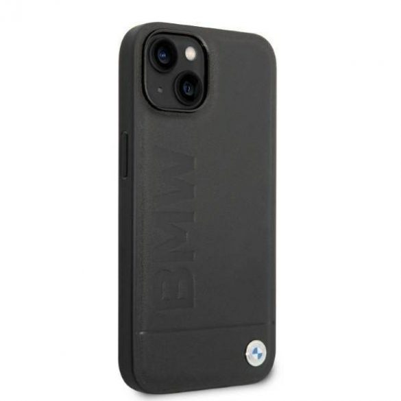 Etui BMW BMHMP14SSLLBK iPhone 14 / 15 / 13 6.1" czarny/negru hardcase Signature Logo Imprint Magsafe