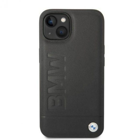 Etui BMW BMHMP14MSLLBK iPhone 14 Plus / 15 Plus 6,7" czarny/negru hardcase Signature Logo Imprint Magsafe