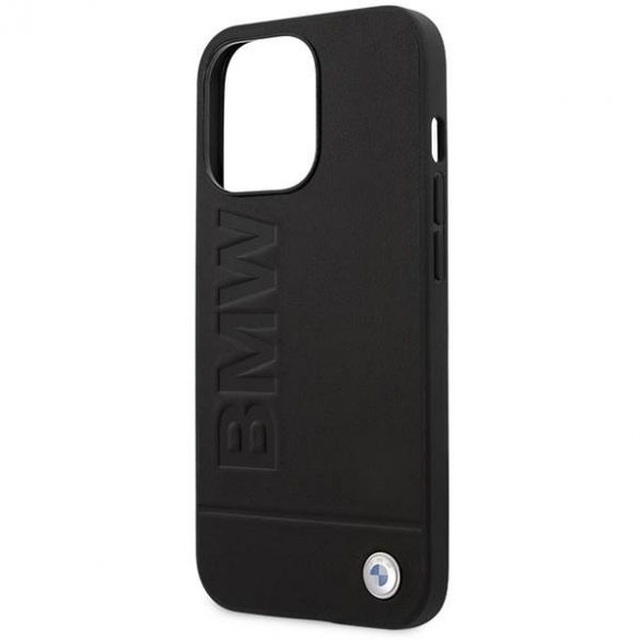 Etui BMW BMHMP14LSLLBK Carcasă rigidă pentru iPhone 14 Pro 6,1" czarny/negru Signature Logo Imprint Magsafe