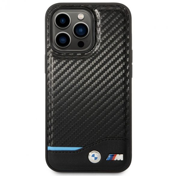 Etui BMW BMHMP14L22NBCK iPhone 14 Pro 6,1 czarny/black Carbon MagSafe"