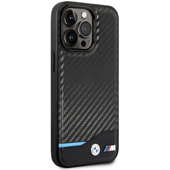 Etui BMW BMHMP14L22NBCK iPhone 14 Pro 6,1 czarny/black Carbon MagSafe"