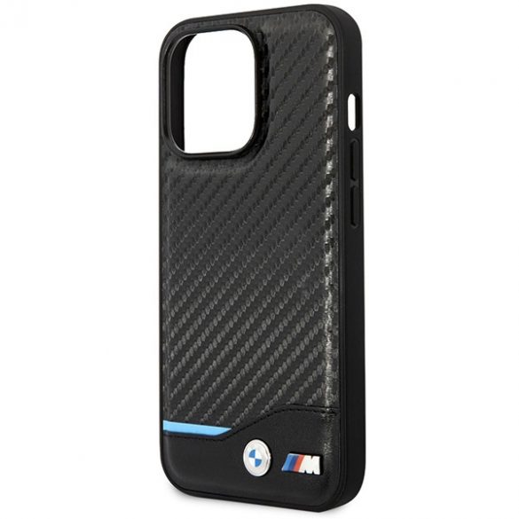 Etui BMW BMHMP14L22NBCK iPhone 14 Pro 6,1 czarny/black Carbon MagSafe"