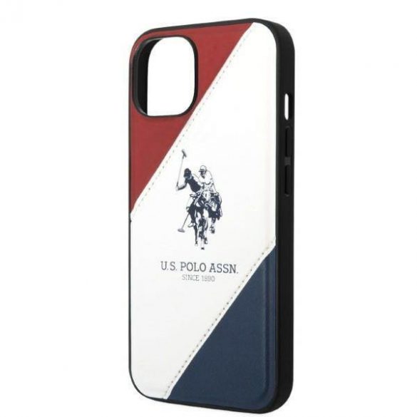 US Polo USHCP14SPSO3 iPhone 14 / 15 / 13 6,1" biały/alb Tricolor Embossat