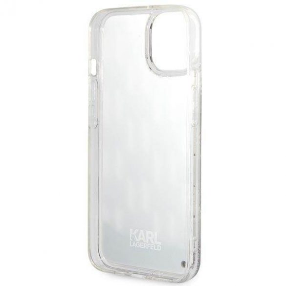 Karl Lagerfeld KLHCP14SLMNMK iPhone 14 / 15 / 13 6,1" hardcase czarny/negru Liquid Glitter Monogram