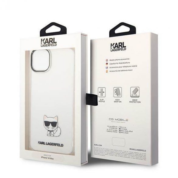 Karl Lagerfeld KLHCP14MCTTR iPhone 14 Plus / 15 Plus 6,7" hardcase przeźroczysty/transparent Choupette Body