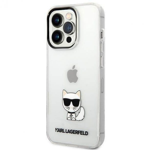 Karl Lagerfeld KLHCP14LCTTR iPhone 14 Pro 6,1" hardcase przeźroczysty/transparent Carcasa Choupette Body