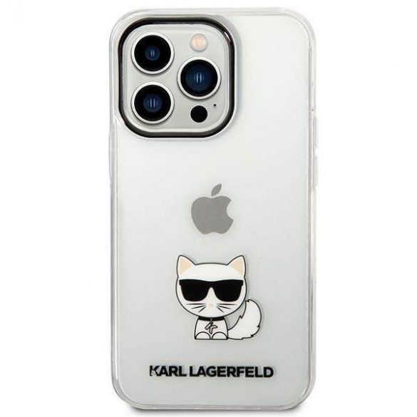 Karl Lagerfeld KLHCP14LCTTR iPhone 14 Pro 6,1" hardcase przeźroczysty/transparent Carcasa Choupette Body