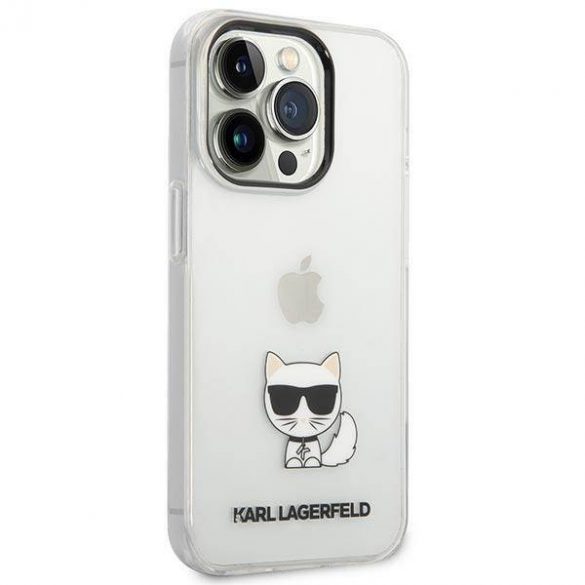 Karl Lagerfeld KLHCP14LCTTR iPhone 14 Pro 6,1" hardcase przeźroczysty/transparent Carcasa Choupette Body