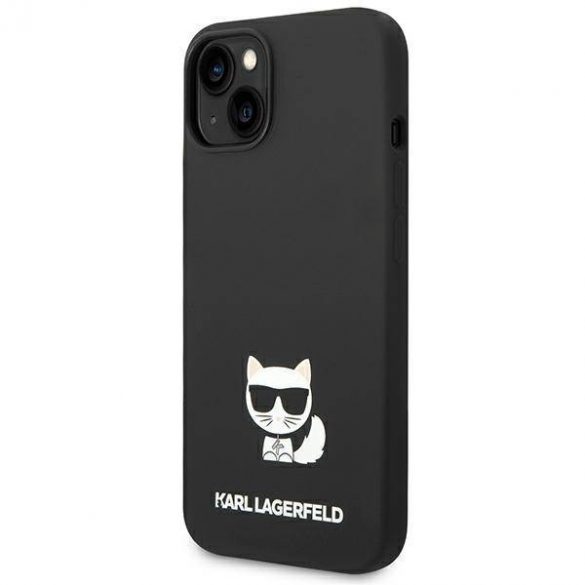 Karl Lagerfeld KLHCP14SSLCTBK iPhone 14 / 15 / 13 6,1" hardcase czarny/negru Silicon Choupette Body