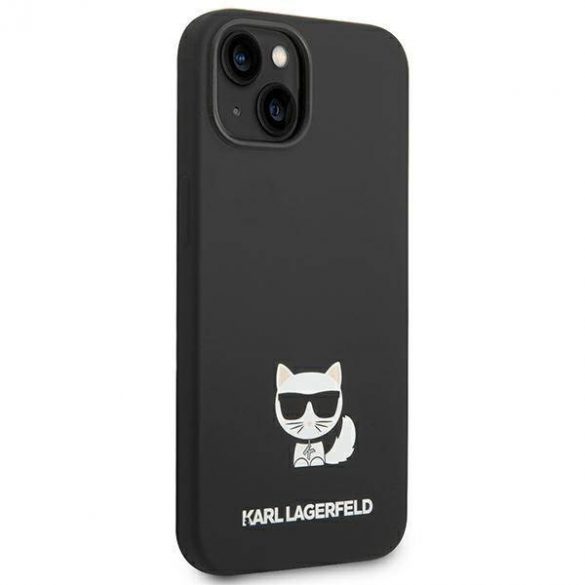 Karl Lagerfeld KLHCP14SSLCTBK iPhone 14 / 15 / 13 6,1" hardcase czarny/negru Silicon Choupette Body