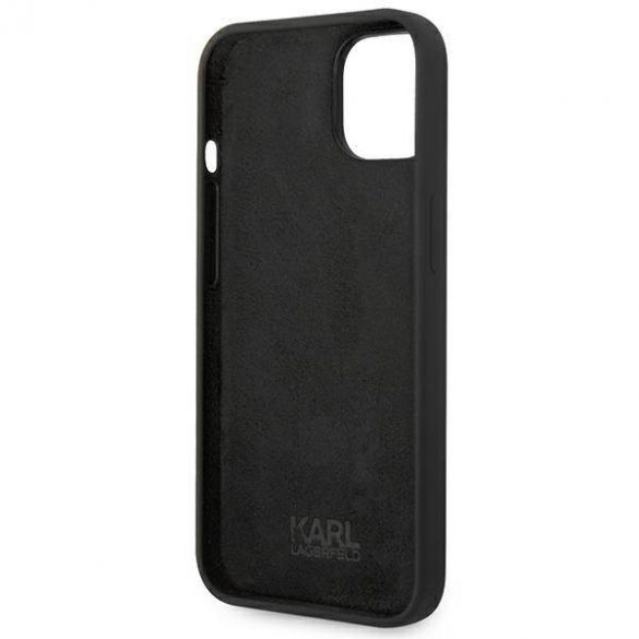 Karl Lagerfeld KLHCP14SSLCTBK iPhone 14 / 15 / 13 6,1" hardcase czarny/negru Silicon Choupette Body