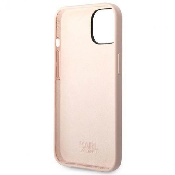 Karl Lagerfeld KLHCP14MSLCTPI iPhone 14 Plus / 15 Plus 6,7" hardcase jasnoróżowy/roz deschis Corp Choupette din silicon