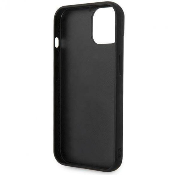 Karl Lagerfeld KLHCP14SPSQAK iPhone 14 / 15 / 13 6,1" hardcase czarny/negru Puffy Elongated Logo