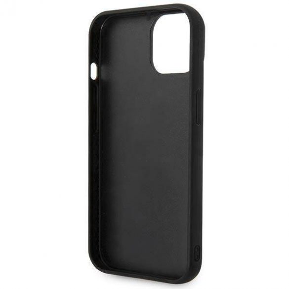 Karl Lagerfeld KLHCP14SPSQPK iPhone 14 / 15 / 13 6,1" hardcase czarny/negru Puffy Ikonik Pin