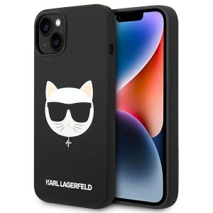 Karl Lagerfeld KLHMP14MSLCHBK iPhone 14 Plus / 15 Plus 6,7" hardcase czarny/negru Silicon Choupette Head Magsafe