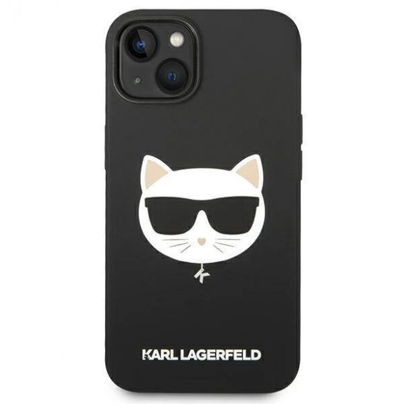 Karl Lagerfeld KLHMP14MSLCHBK iPhone 14 Plus / 15 Plus 6,7" hardcase czarny/negru Silicon Choupette Head Magsafe